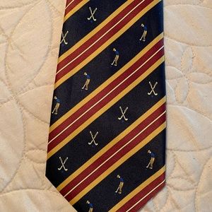 Golf Themed Men's Tie